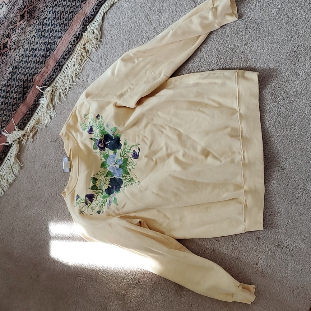 Vintage Grandma Floral Crewneck Sweatshirt